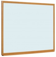 Earth IT - Wood Framed Non Magnetic Drywipe Whiteboard